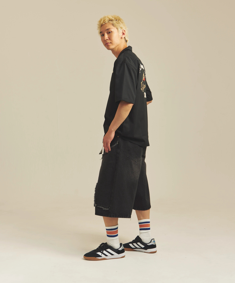 JACKROSE(ジャックローズ) |JE-SELECT-ダブルニーデニムショートパンツ(MENS)