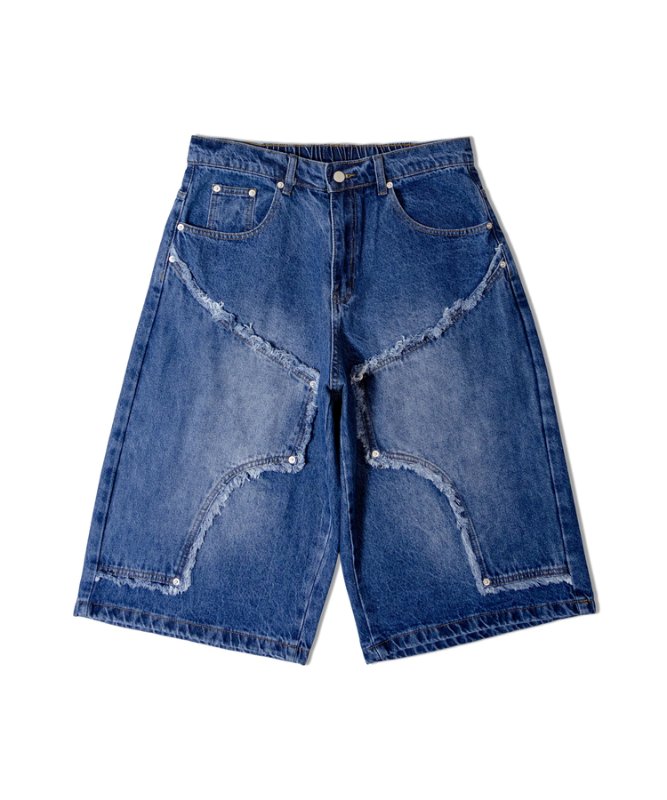 JACKROSE(ジャックローズ) |JE-SELECT-ダブルニーデニムショートパンツ(MENS)