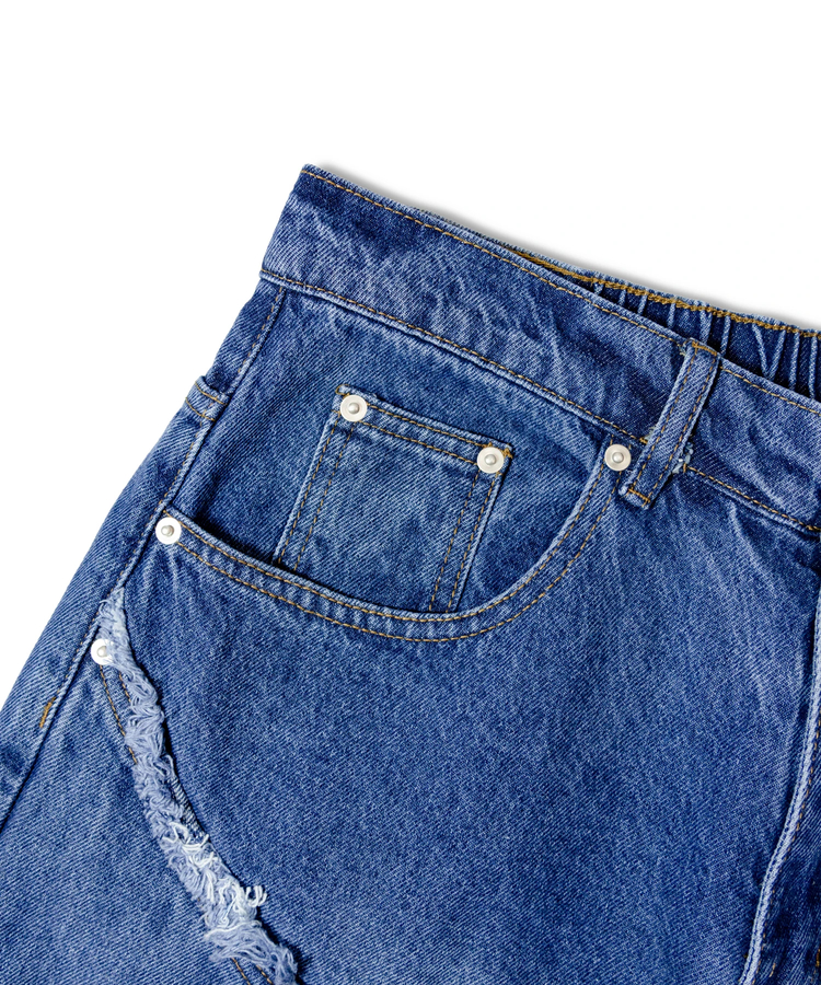 JACKROSE(ジャックローズ) |JE-SELECT-ダブルニーデニムショートパンツ(MENS)