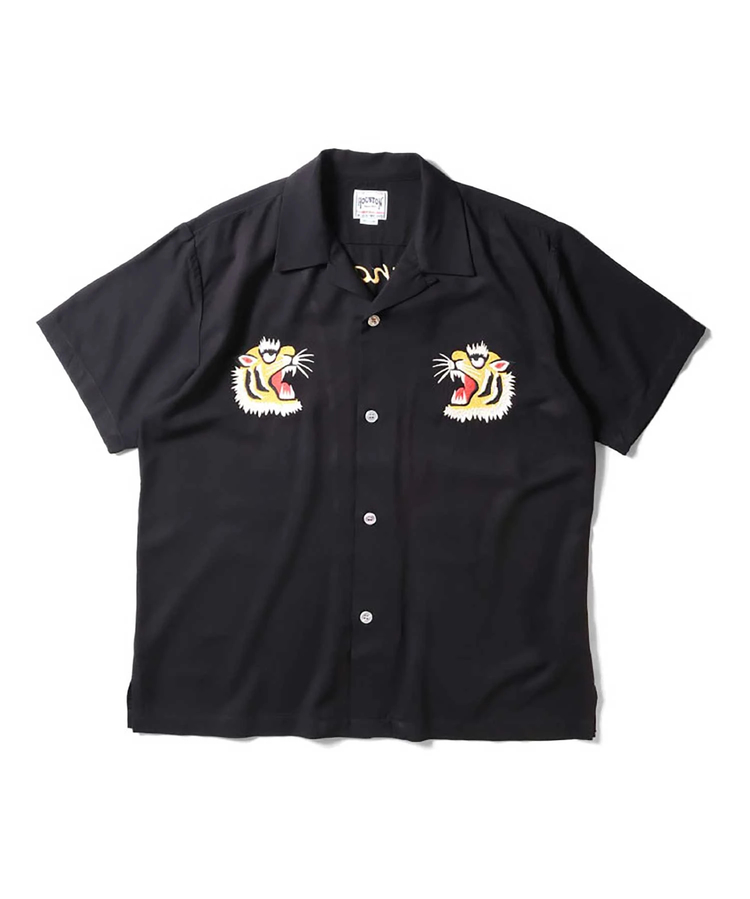 JACKROSE(ジャックローズ) |HOUSTON/ヒューストン SOUVENIR SS SHIRT-TIGER-(MENS)