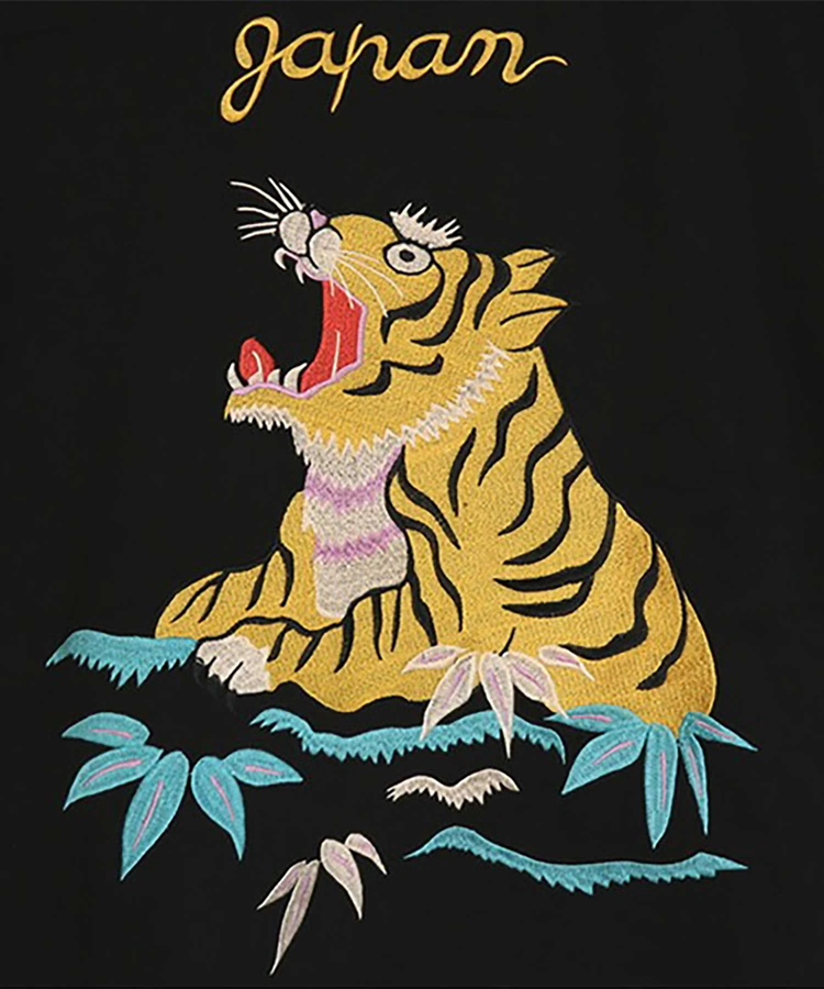 JACKROSE(ジャックローズ) |HOUSTON/ヒューストン SOUVENIR SS SHIRT-TIGER-(MENS)