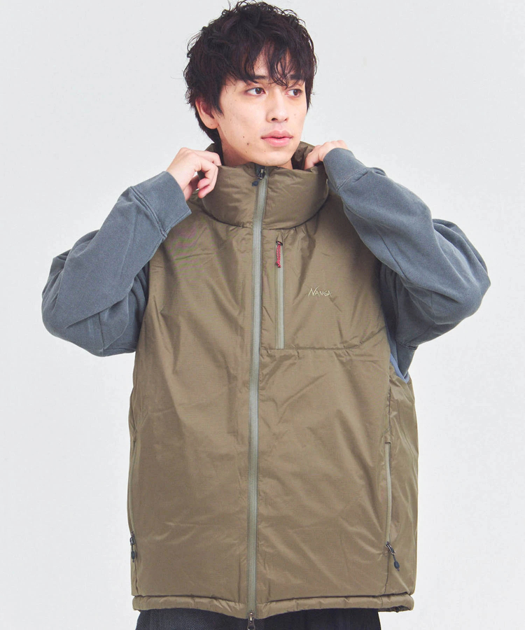 JACKROSE(ジャックローズ) |NANGA/ナンガ オーロラテックス スタンドカラー ダウンベスト(MENS)
