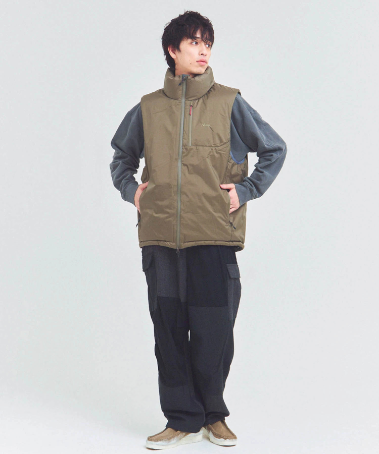 JACKROSE(ジャックローズ) |NANGA/ナンガ オーロラテックス スタンドカラー ダウンベスト(MENS)