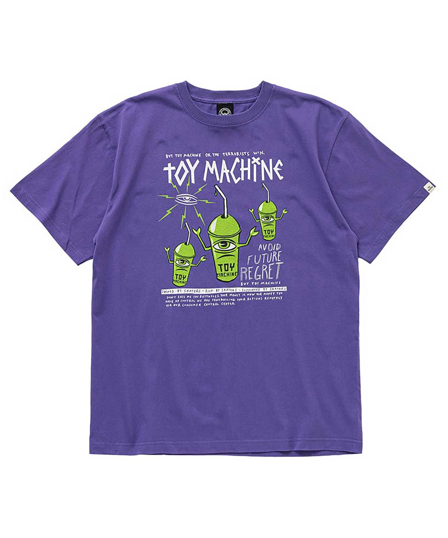 TOY MACHINE/トイマシーン AVOID FUTURE REGRET SS TEE(MENS