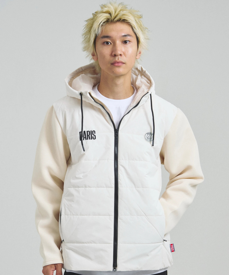 JACKROSE(ジャックローズ) |Paris Saint-Germain F.C./パリサンジェルマン EMB LOGO-ハイブリットJKT(MENS)