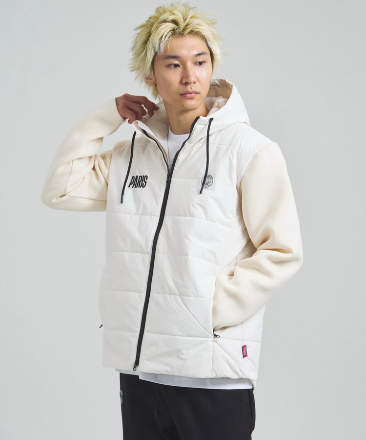 JACKROSE(ジャックローズ) |Paris Saint-Germain F.C./パリサンジェルマン EMB LOGO-ハイブリットJKT(MENS)