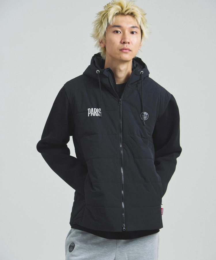 JACKROSE(ジャックローズ) |Paris Saint-Germain F.C./パリサンジェルマン EMB LOGO-ハイブリットJKT(MENS)