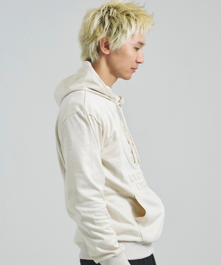 JACKROSE(ジャックローズ) |Paris Saint-Germain F.C./パリサンジェルマン フェイクスウェード・エンボスロゴ.フーディー(MENS)