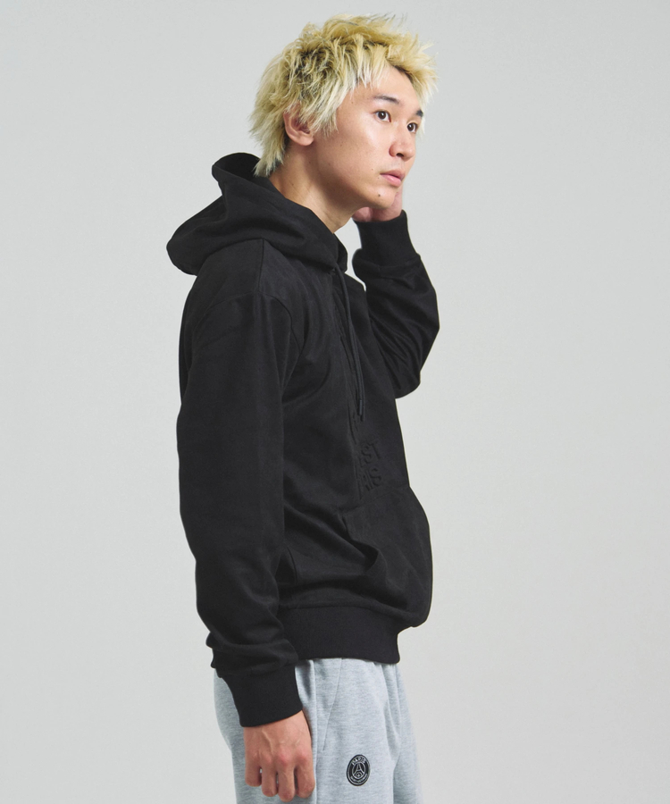 JACKROSE(ジャックローズ) |Paris Saint-Germain F.C./パリサンジェルマン フェイクスウェード・エンボスロゴ.フーディー(MENS)