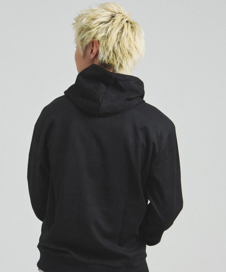 JACKROSE(ジャックローズ) |Paris Saint-Germain F.C./パリサンジェルマン フェイクスウェード・エンボスロゴ.フーディー(MENS)
