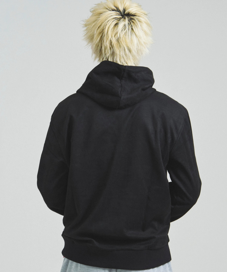 JACKROSE(ジャックローズ) |Paris Saint-Germain F.C./パリサンジェルマン フェイクスウェード・エンボスロゴ.フーディー(MENS)