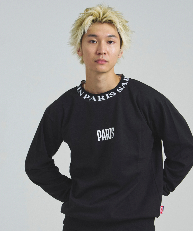 JACKROSE(ジャックローズ) |Paris Saint-Germain F.C./パリサンジェルマン テックフリース・ジャガード.クルーネック(MENS)
