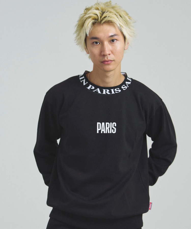 JACKROSE(ジャックローズ) |Paris Saint-Germain F.C./パリサンジェルマン テックフリース・ジャガード.クルーネック(MENS)