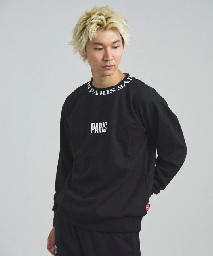 JACKROSE(ジャックローズ) |Paris Saint-Germain F.C./パリサンジェルマン テックフリース・ジャガード.クルーネック(MENS)