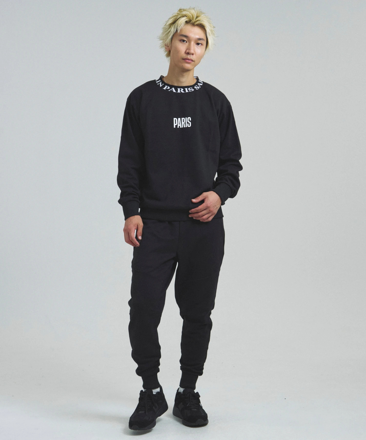JACKROSE(ジャックローズ) |Paris Saint-Germain F.C./パリサンジェルマン テックフリース・ジャガード.クルーネック(MENS)