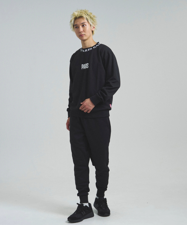 JACKROSE(ジャックローズ) |Paris Saint-Germain F.C./パリサンジェルマン テックフリース・ジャガード.クルーネック(MENS)