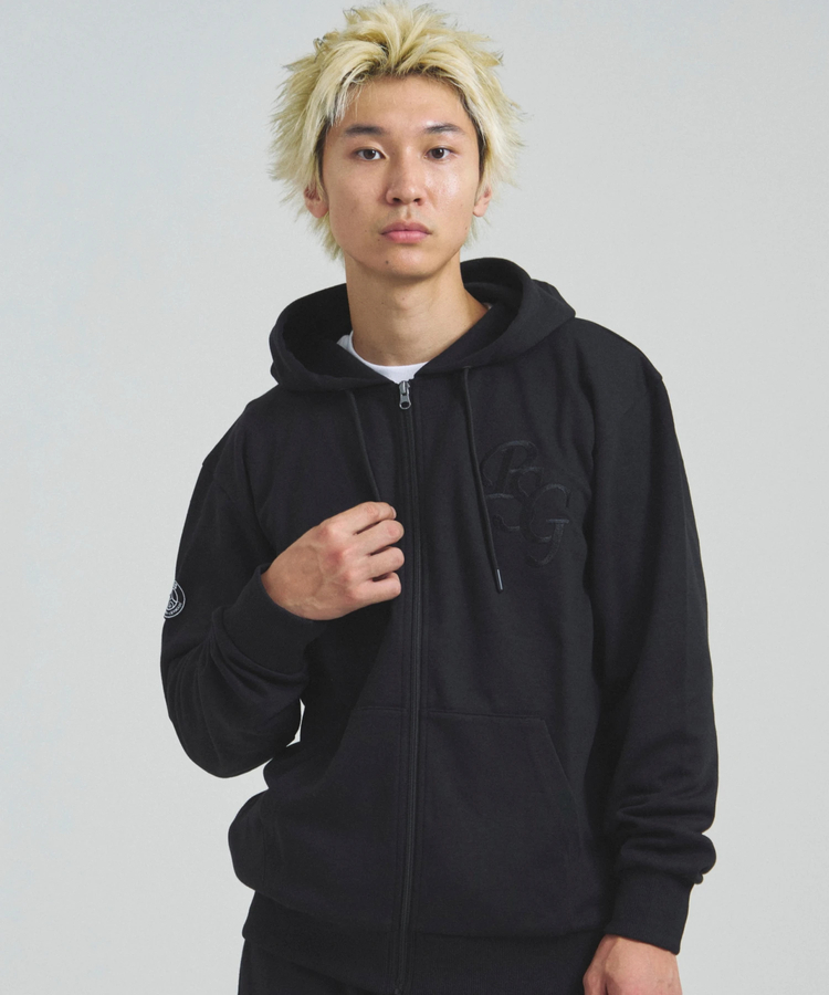 JACKROSE(ジャックローズ) |Paris Saint-Germain F.C./パリサンジェルマン テックフリース・EMB LOGO-ZIPパーカー(MENS)