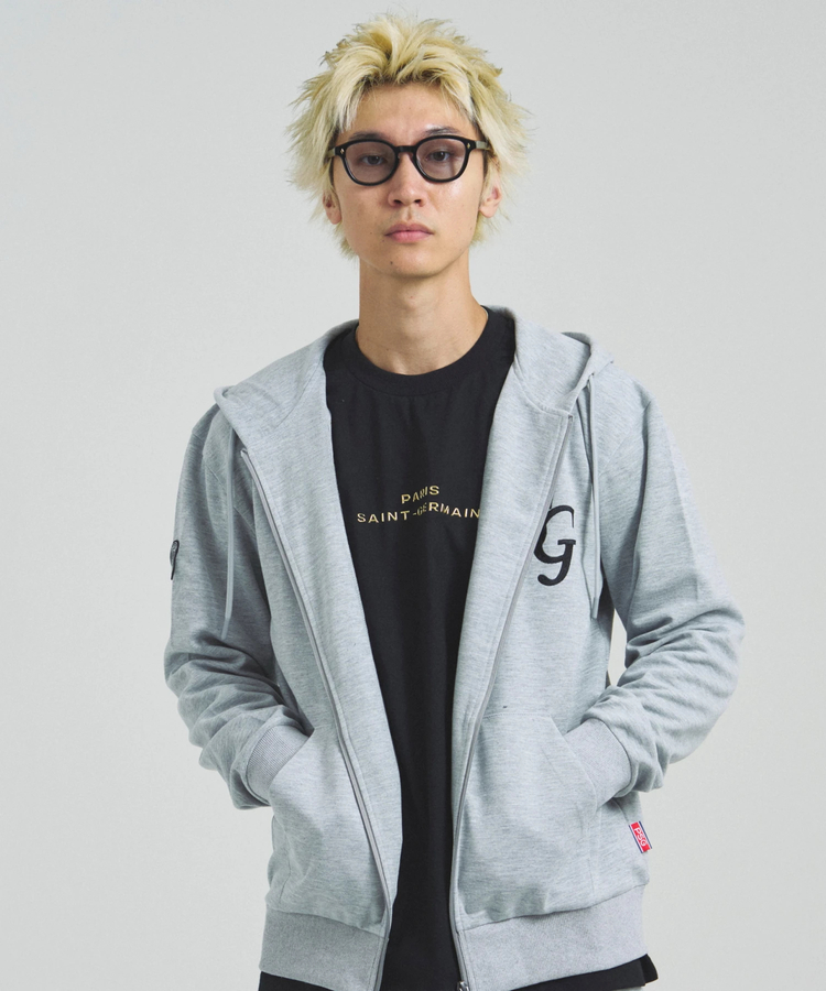 JACKROSE(ジャックローズ) |Paris Saint-Germain F.C./パリサンジェルマン テックフリース・EMB LOGO-ZIPパーカー(MENS)