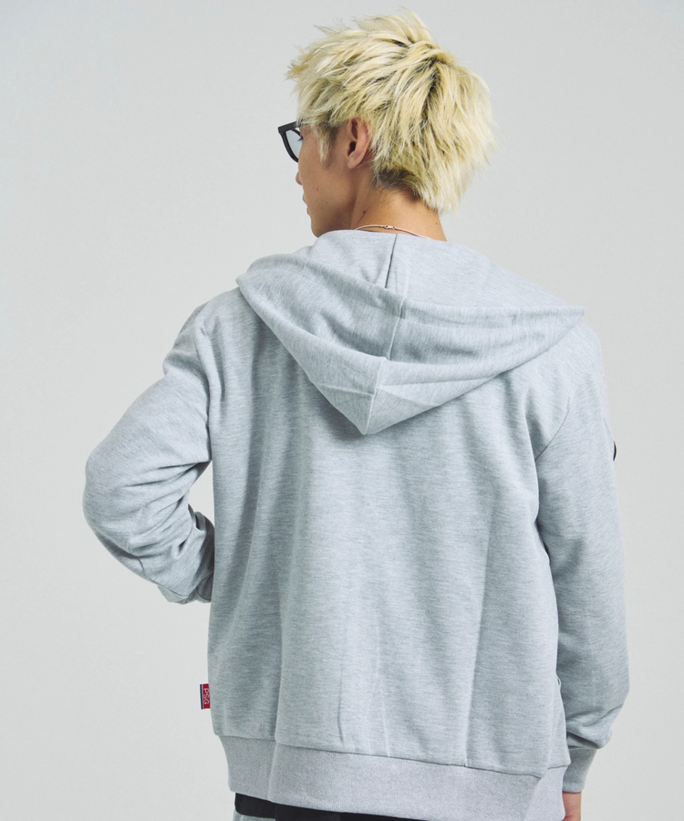 JACKROSE(ジャックローズ) |Paris Saint-Germain F.C./パリサンジェルマン テックフリース・EMB LOGO-ZIPパーカー(MENS)
