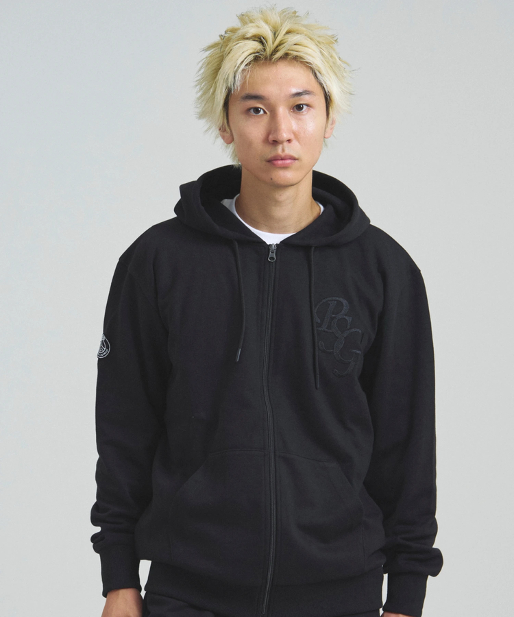 JACKROSE(ジャックローズ) |Paris Saint-Germain F.C./パリサンジェルマン テックフリース・EMB LOGO-ZIPパーカー(MENS)