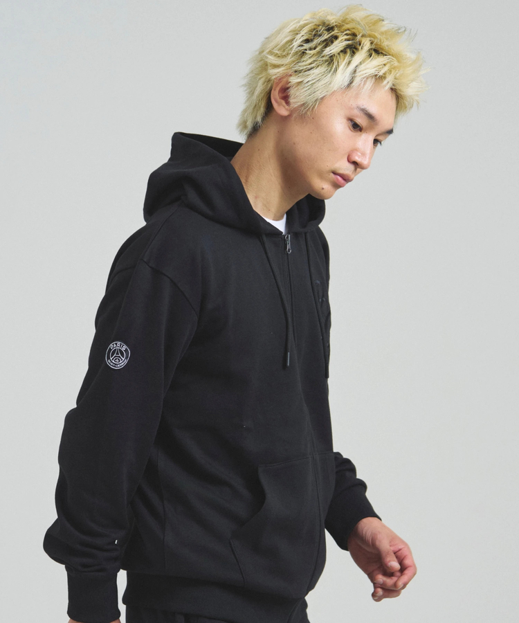 JACKROSE(ジャックローズ) |Paris Saint-Germain F.C./パリサンジェルマン テックフリース・EMB LOGO-ZIPパーカー(MENS)