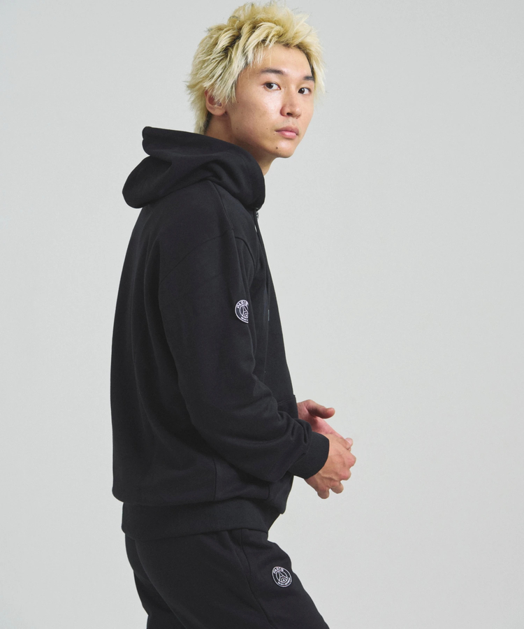 JACKROSE(ジャックローズ) |Paris Saint-Germain F.C./パリサンジェルマン テックフリース・EMB LOGO-ZIPパーカー(MENS)