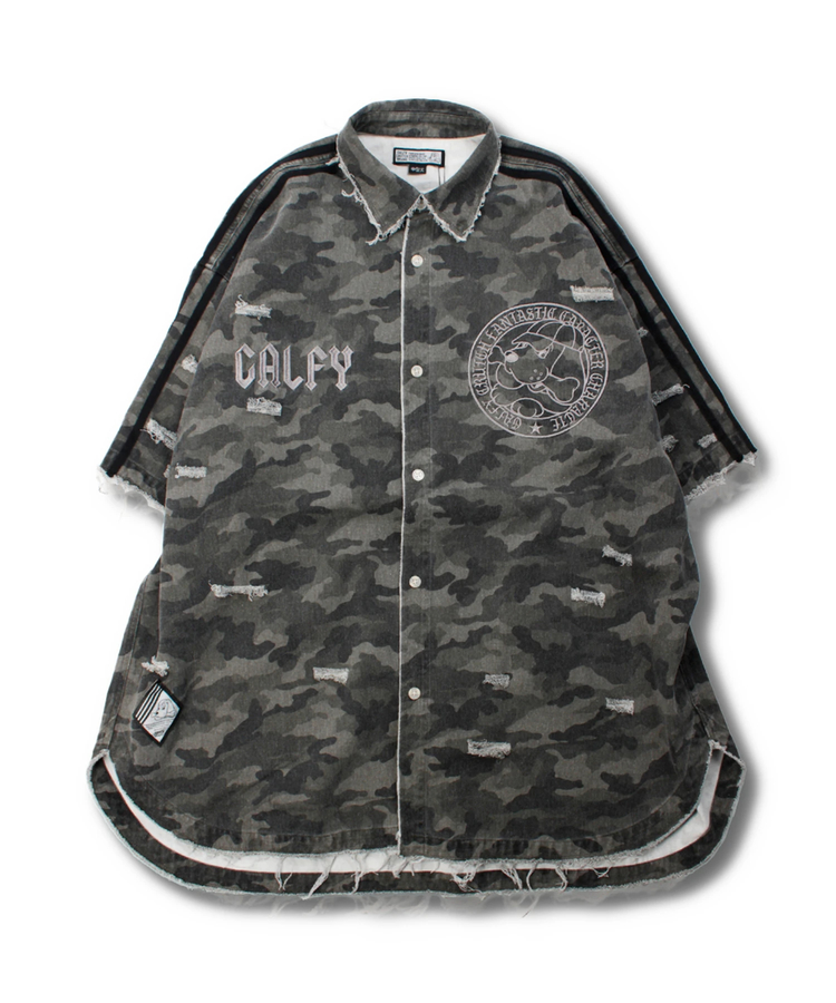 JACKROSE(ジャックローズ) |GALFY/ガルフィー カモフラかも?ボロボロシャツ SS(MENS)