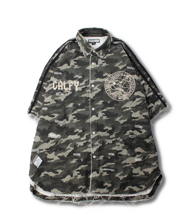 JACKROSE(ジャックローズ) |GALFY/ガルフィー カモフラかも?ボロボロシャツ SS(MENS)
