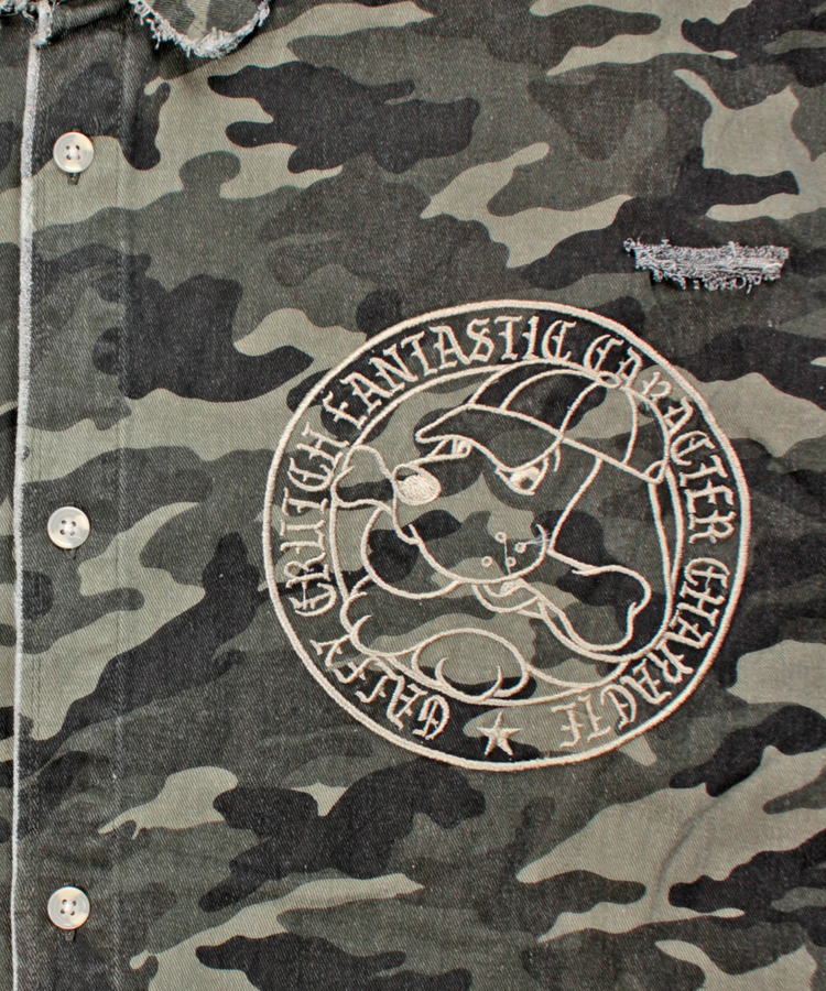JACKROSE(ジャックローズ) |GALFY/ガルフィー カモフラかも?ボロボロシャツ SS(MENS)