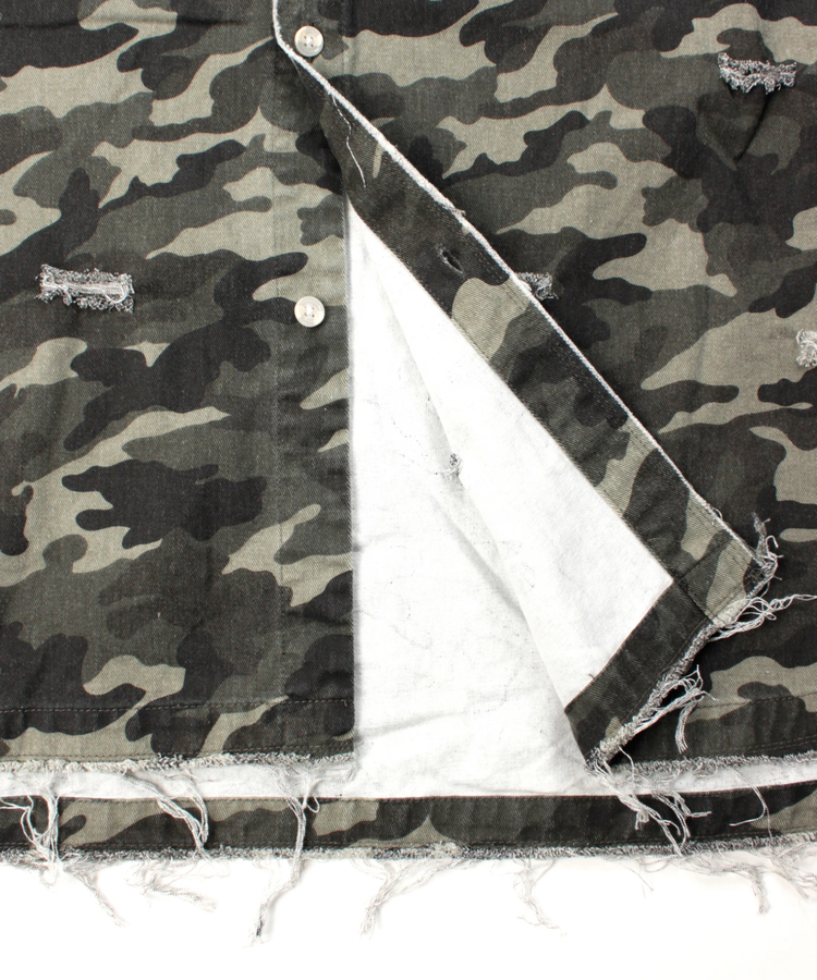 JACKROSE(ジャックローズ) |GALFY/ガルフィー カモフラかも?ボロボロシャツ SS(MENS)