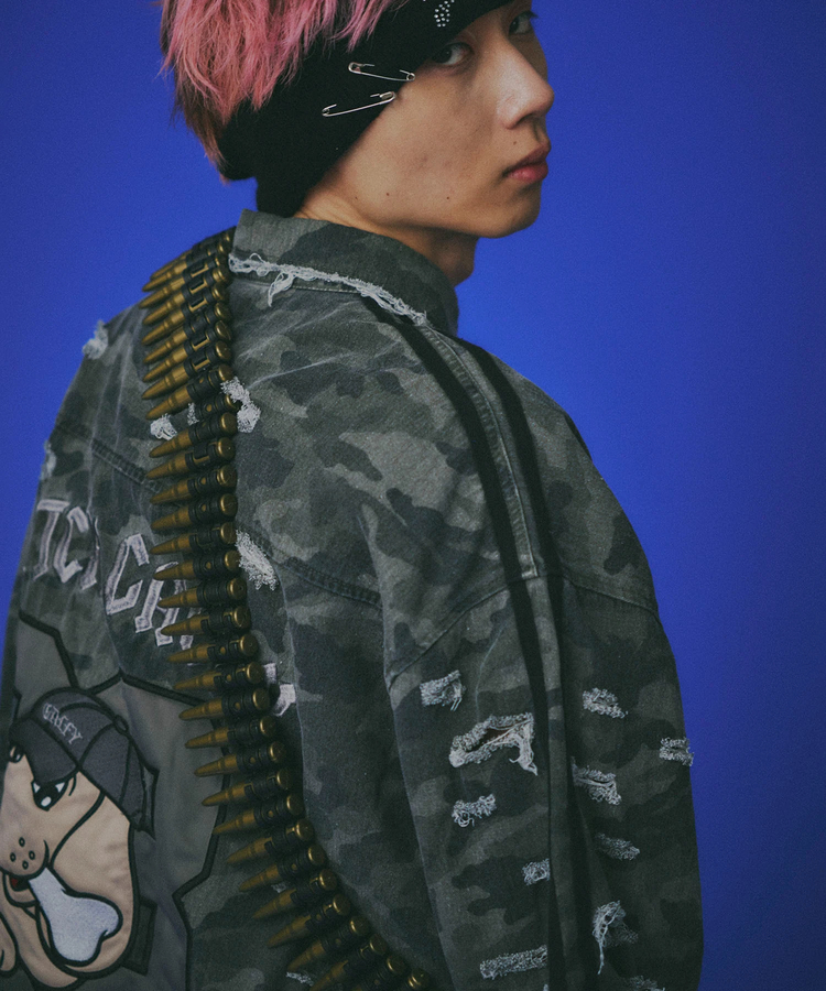 JACKROSE(ジャックローズ) |GALFY/ガルフィー カモフラかも?ボロボロシャツ SS(MENS)