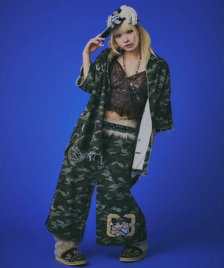 JACKROSE(ジャックローズ) |GALFY/ガルフィー カモフラかも?ボロボロシャツ SS(MENS)