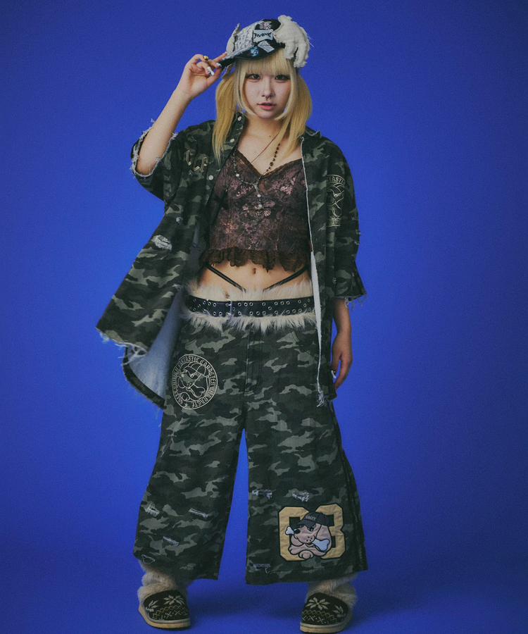 JACKROSE(ジャックローズ) |GALFY/ガルフィー カモフラかも?ボロボロシャツ SS(MENS)