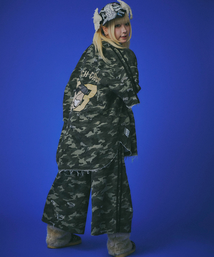 JACKROSE(ジャックローズ) |GALFY/ガルフィー カモフラかも?ボロボロシャツ SS(MENS)