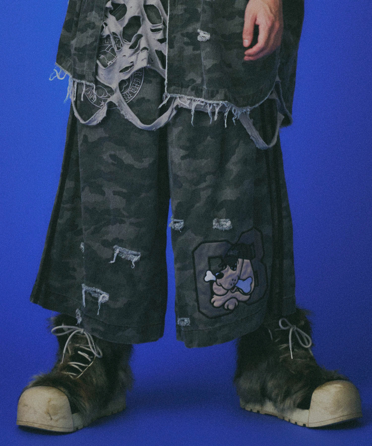 JACKROSE(ジャックローズ) |GALFY/ガルフィー カモフラかも?ボロボロデカパンショーツ(MENS)