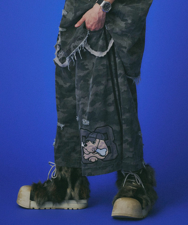JACKROSE(ジャックローズ) |GALFY/ガルフィー カモフラかも?ボロボロデカパンショーツ(MENS)