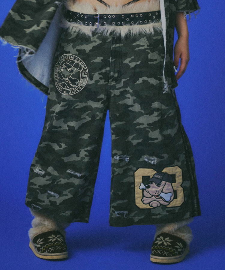 JACKROSE(ジャックローズ) |GALFY/ガルフィー カモフラかも?ボロボロデカパンショーツ(MENS)