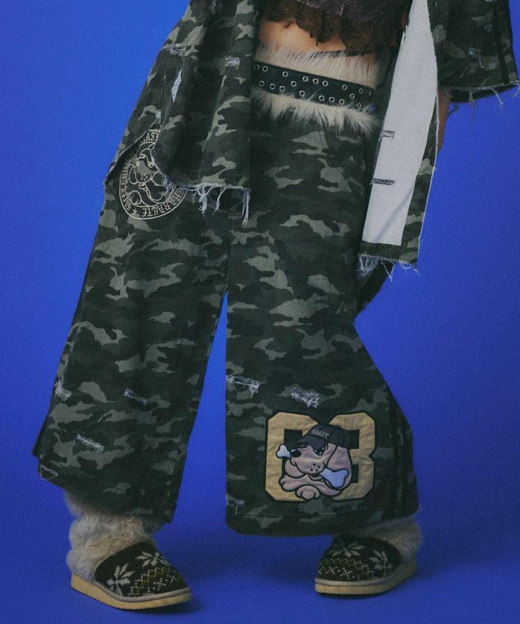 JACKROSE(ジャックローズ) |GALFY/ガルフィー カモフラかも?ボロボロデカパンショーツ(MENS)