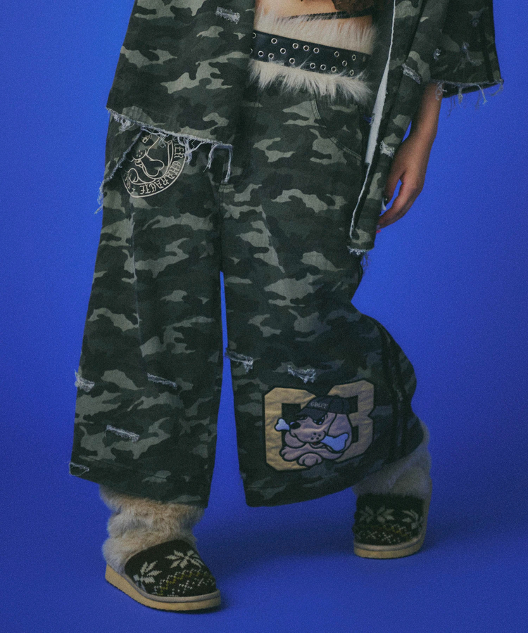 JACKROSE(ジャックローズ) |GALFY/ガルフィー カモフラかも?ボロボロデカパンショーツ(MENS)
