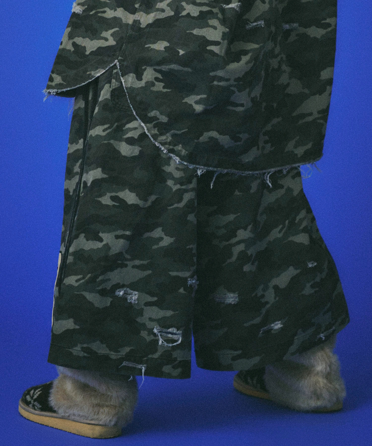 JACKROSE(ジャックローズ) |GALFY/ガルフィー カモフラかも?ボロボロデカパンショーツ(MENS)