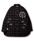 JACKROSE(ジャックローズ) |GALFY/ガルフィー ピカピカ注射器ボロシャツ LS(MENS)
