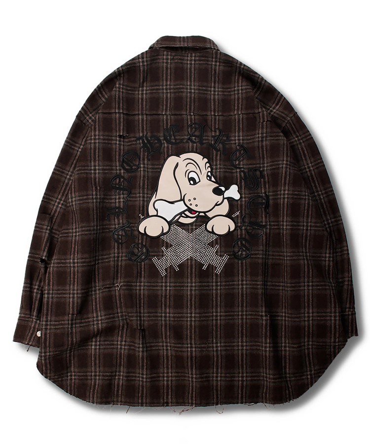 JACKROSE(ジャックローズ) |GALFY/ガルフィー ピカピカ注射器ボロシャツ LS(MENS)