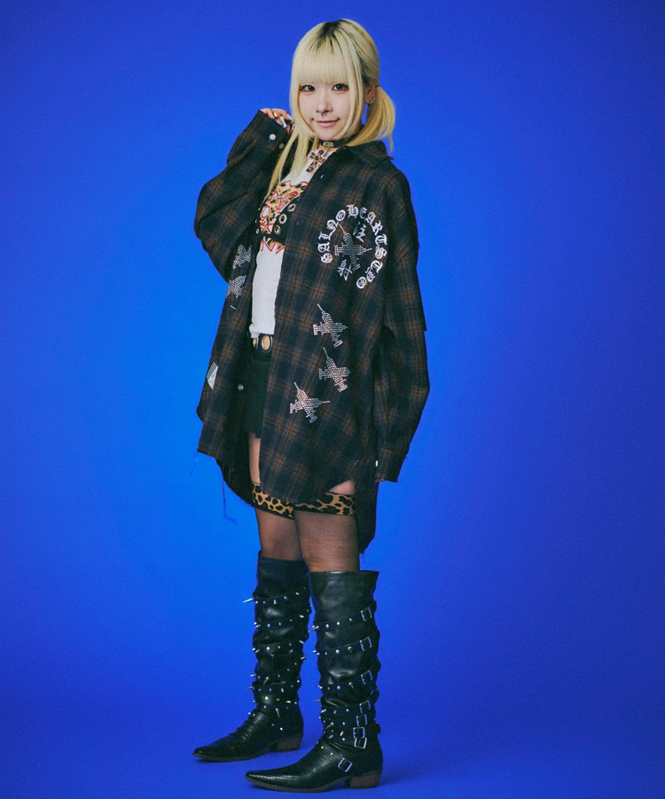 JACKROSE(ジャックローズ) |GALFY/ガルフィー ピカピカ注射器ボロシャツ LS(MENS)