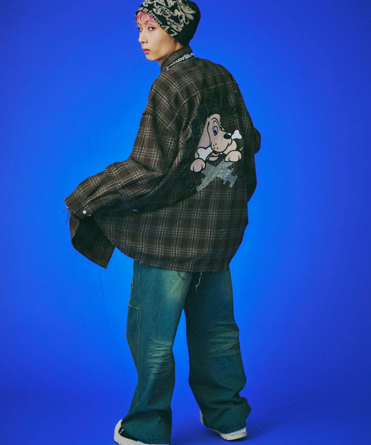 JACKROSE(ジャックローズ) |GALFY/ガルフィー ピカピカ注射器ボロシャツ LS(MENS)