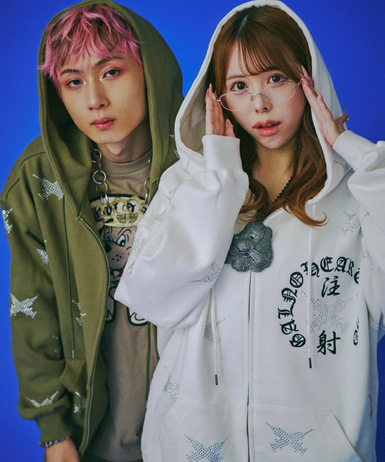 JACKROSE(ジャックローズ) |GALFY/ガルフィー ピカピカ注射器パーカー(MENS)