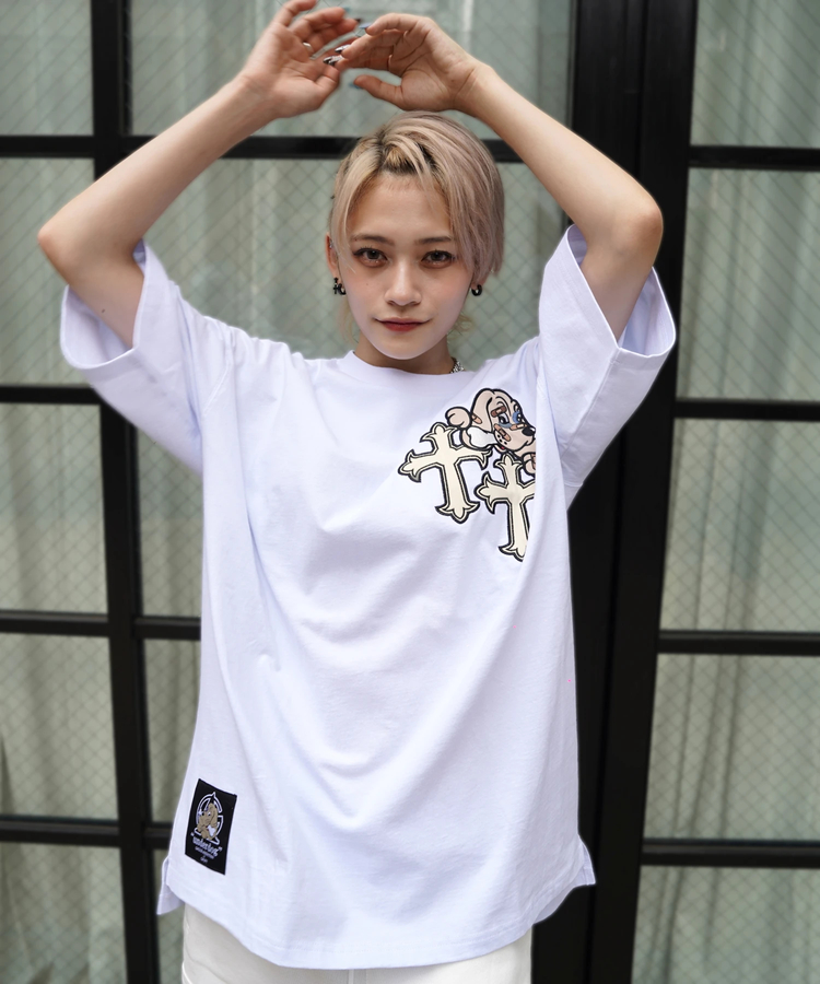JACKROSE(ジャックローズ) |【GALFY×GALLIS ADDICTION】クロスガリノハーツTee SS(MENS/WOMENS)
