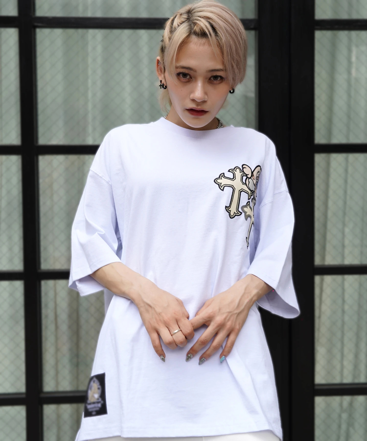 JACKROSE(ジャックローズ) |【GALFY×GALLIS ADDICTION】クロスガリノハーツTee SS(MENS/WOMENS)