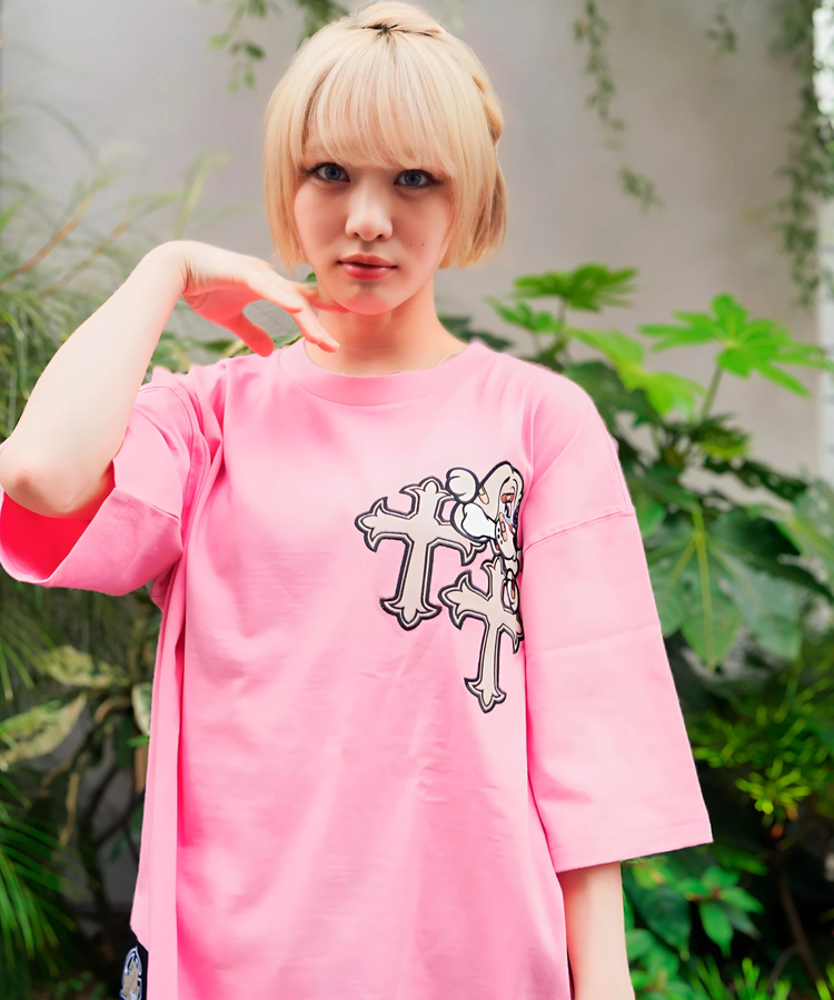 JACKROSE(ジャックローズ) |【GALFY×GALLIS ADDICTION】クロスガリノハーツTee SS(MENS/WOMENS)