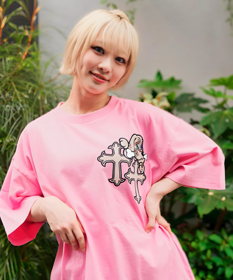 JACKROSE(ジャックローズ) |【GALFY×GALLIS ADDICTION】クロスガリノハーツTee SS(MENS/WOMENS)