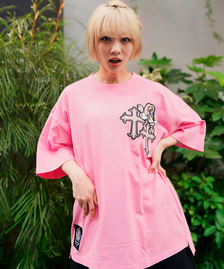 JACKROSE(ジャックローズ) |【GALFY×GALLIS ADDICTION】クロスガリノハーツTee SS(MENS/WOMENS)